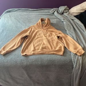 Tan hoodie for sale, brand new, come get right now!!!